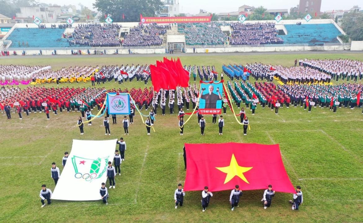 Sơn Tây khai mạc hội khỏe Phù Đổng lần thứ X năm học 2023-2024